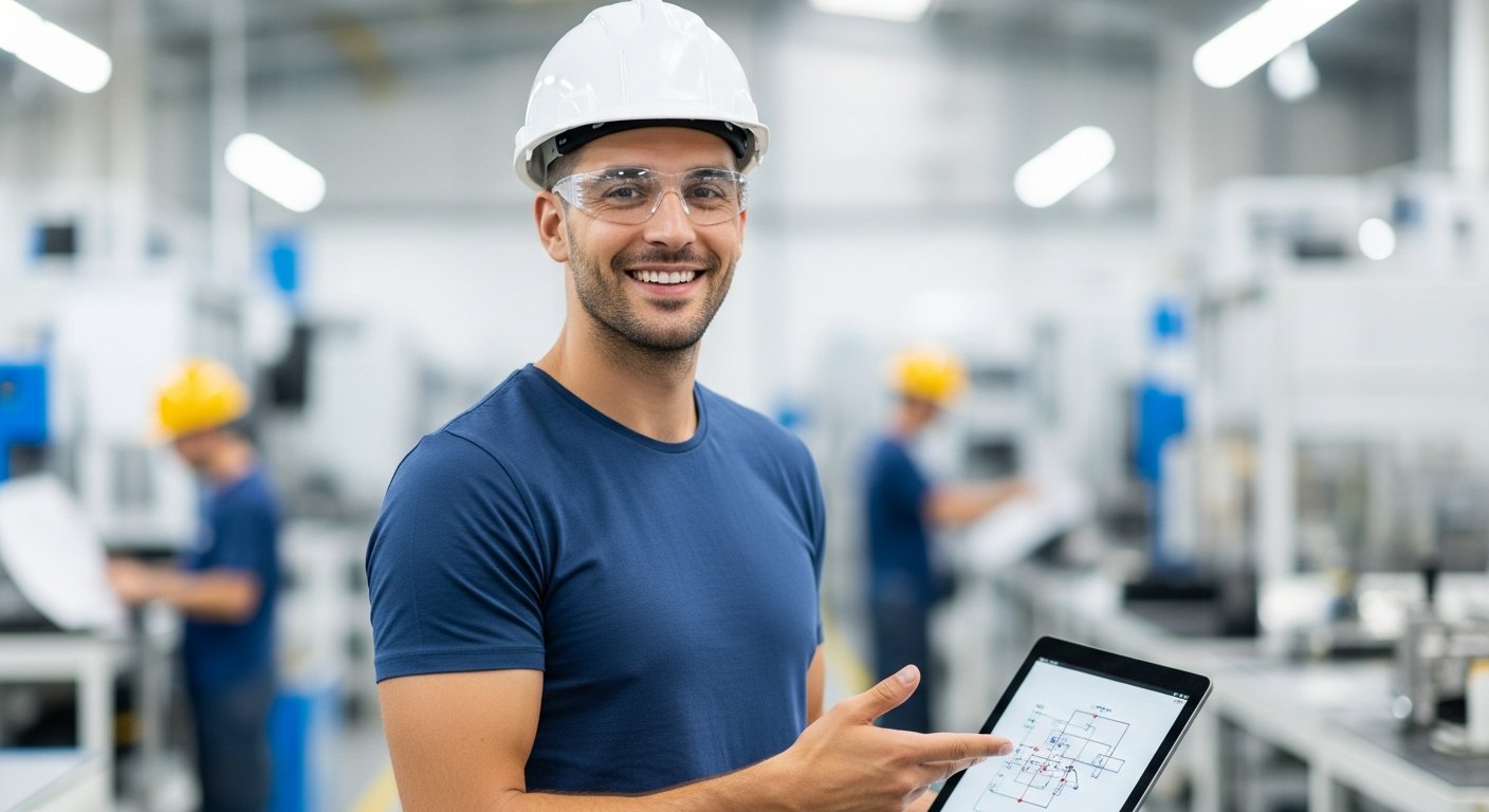 Lincs Electrical & Plumbing engineer greeting a homeowner at their Gainsborough home